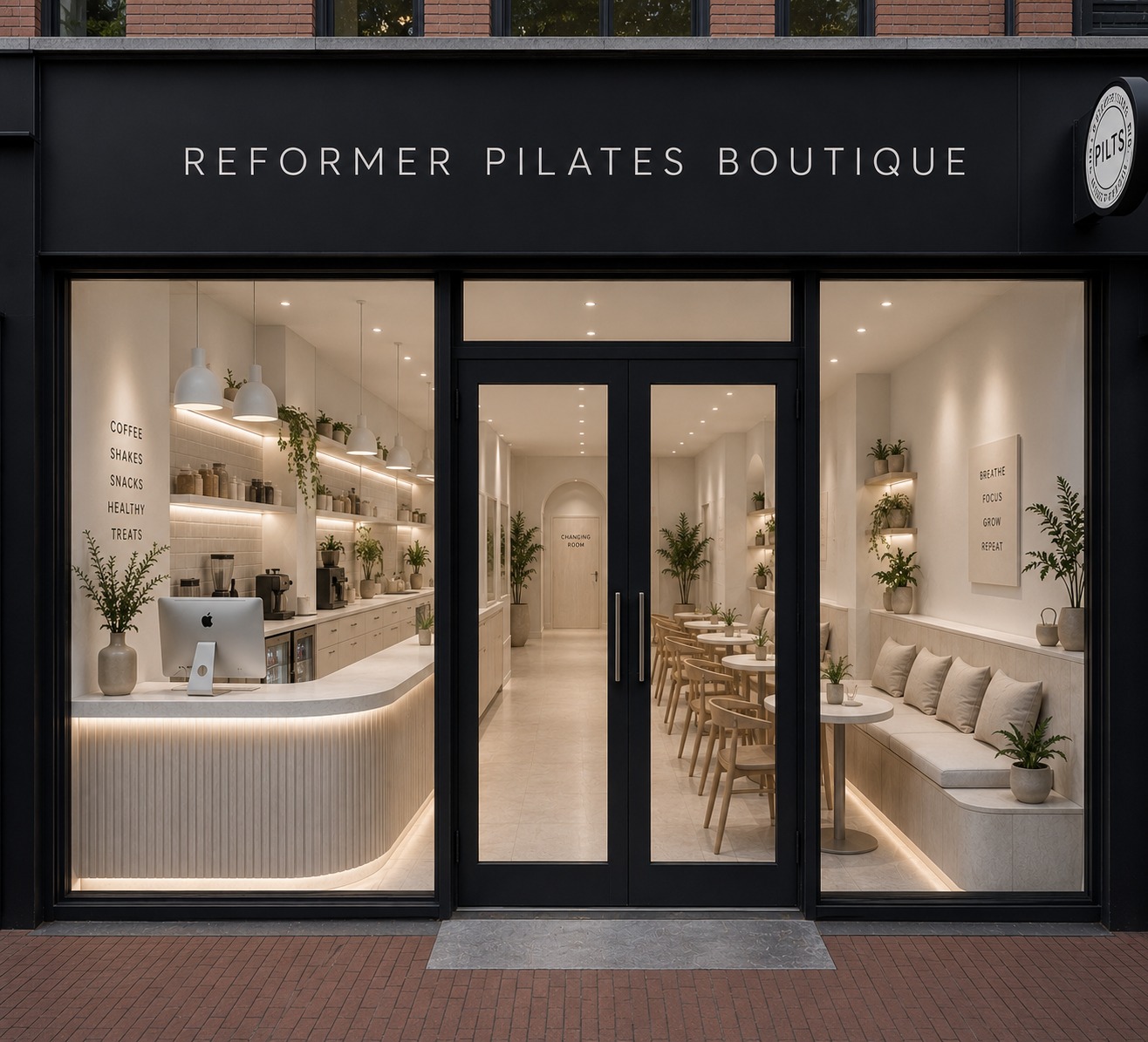 Vooraanzicht Reformer Pilates Boutique — Utrechtsestraat 51