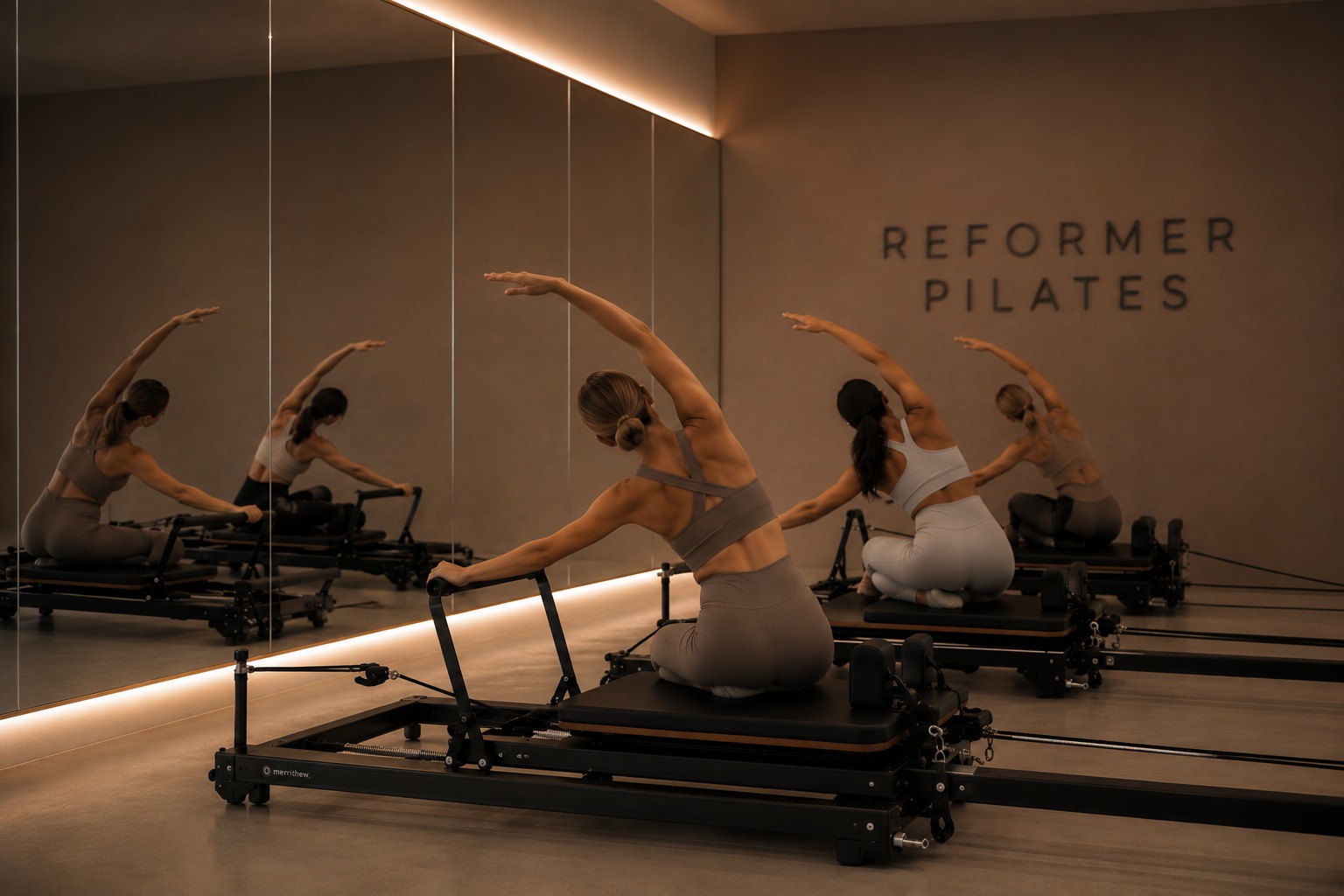 Reformer Pilates les — warme sfeer